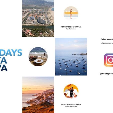 Holidays Penthouse Vues Panoramiques Sur Le Port Naval,Un Sejour Elegant Assure " Wifi Parquing Gratuit Rosas Exterior foto