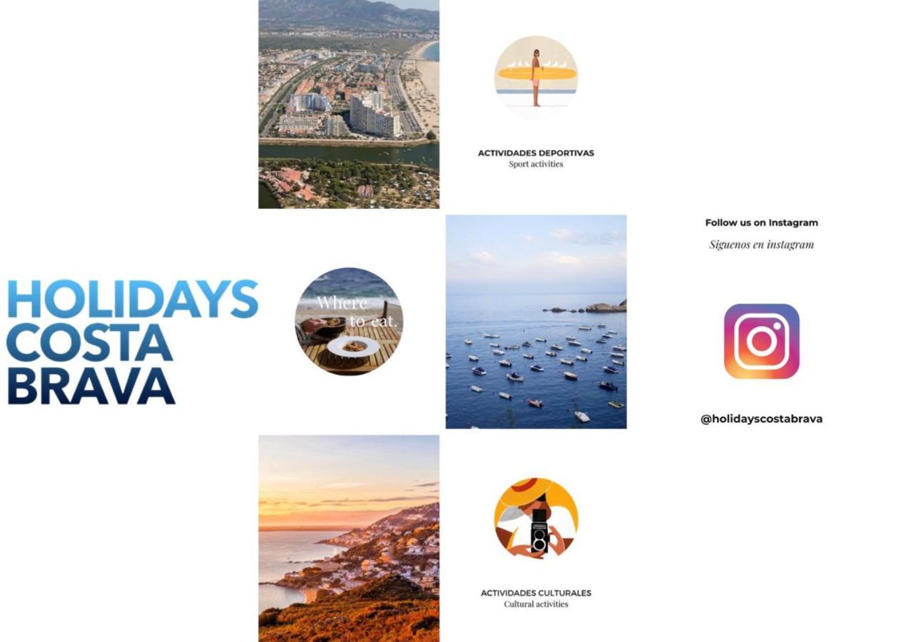 Holidays Penthouse Vues Panoramiques Sur Le Port Naval,Un Sejour Elegant Assure " Wifi Parquing Gratuit Rosas Exterior foto