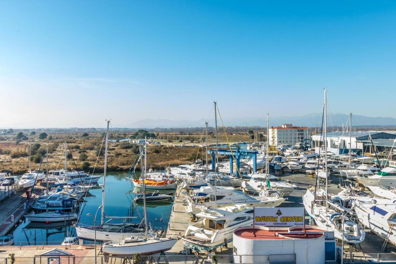 Holidays Penthouse Vues Panoramiques Sur Le Port Naval,Un Sejour Elegant Assure " Wifi Parquing Gratuit Rosas Exterior foto